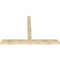 Ekena Millwork Portland Rough Sawn Timber Gable Bracket, Douglas Fir, 96"W x 64"H x 6"D x 6"F, 16/12 Pitch GBW096X64X0606POR00RDF - alternate 5